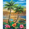 Pintura de diamantes 5D de comercio exterior transfronterizo llena de paisajes naturales puesta de sol combinación pintura decorativa bordado de diamantes DIY en stock