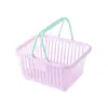Cesta de Almacenamiento Linda de Dibujos Animados, Cesta de Almacenamiento de Escritorio, Caja de Almacenamiento para Cosméticos y Papelería, Portalápices para Estudiante, Cesta de Frutas Fresa