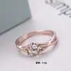 Anillo de la Suerte Hueco de Flor de Moda Personalizado Anillo de Diamante Imitación Moissanita Sentido Avanzado Temperamento Anillo de Nicho