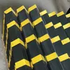 Ángulo de Acero Metálico Anti-Colisión de Hierro para Esquina de Pared de Acero Engrosado Personalizable Tira de Ángulo de Acero para Elevar la Pared y Fijar Advertencia de Dos Colores Amarillo y Negro
