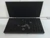 Caja de chips con ranura de plástico, silicona, cristal, BGA, componentes electrónicos aeroespaciales, IC, caja de embalaje de espuma antiestática