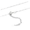 Collar de plata esterlina S925 cadena de semilla de melón directa de fábrica extensión sin colgante cadena accesorios clavícula cadena desnuda cadena sencilla