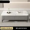 Gabinete de TV de Vidro para Sala de Estar, Adequado para Apartamentos Pequenos, Mesa de Centro de Luxo Leve Minimalista Moderna 2025, Conjunto de Mesas de Centro de Chão Estilo Europeu