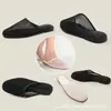 Pantuflas de Malla con Punta Cerrada y Media Abierta para Usar Afuera, Caladas, Transpirables, Moda Francesa, Personalizables, Suela Suave, Antideslizantes, Pantuflas tipo Mula