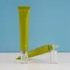 Tubo exprimible cosmético de 20 ml con cabezal aplicador de silicona suave para crema para ojos, crema facial, brillo de labios, lápiz labial, bálsamo labial