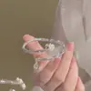 Pulsera de Bambú y Loto Estilo Xiaohongshu para Mujer, Pulsera Estilo Chino, Estilo Ins, Accesorio Semicadena Semicadena Simple y Tradicional