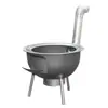 Novo Modelo de Fogão a Lenha para Exterior, Fogão a Lenha Integrado para Cozinha Doméstica Rural, Fogão Multifuncional de Panela de Ferro