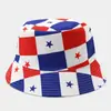 Novo Chapéu de Balde com Elemento de Bandeira Multi-País Transfronteiriço (Chapéu Bucket Casual Tendência Estilo Logo de País) SJ