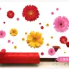 AY7185 Venta al por mayor de fábrica Flores Pequeñas para Rodapié de Prado Fondo de Dormitorio Sala de Estar Pegatina de Pared Impermeable Removible