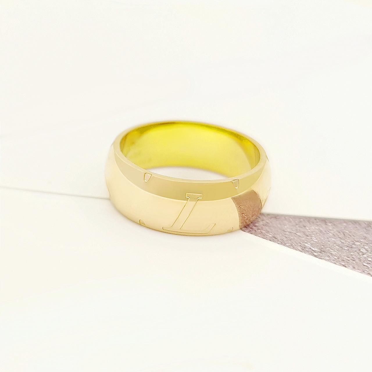 驴家圆弧钛钢戒指