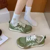 Versátiles Cómodos 2026 Ligeros Casual Zapatos Deportivos Alemanes Zapatos de Entrenamiento Suela Suave Nuevo Modelo Malla Transpirable Mujer Verde Otoño