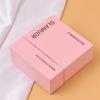 Caja de suspensión de película de PE en existencia, caja de embalaje de joyería para pulsera con borde secreto antioxidante, caja de almacenamiento de joyería para uñas