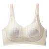 3289 Taza de Cristal con Orejas de Conejo Hebilla Frontal Ropa Interior Sensación de Desnudez Cómodo Realce Pecho Grande Pequeño Sujetador Ajustable