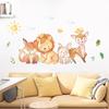 BR93998 Desenhos animados Prairie Overlord Rei Leão Bonito ins Adesivos de parede autoadesivos Jardim de infância Adesivos decorativos para quarto de crianças
