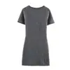 Ropa para Mujer Zr Estilo Europeo y Americano Invierno 2025 Nuevo Estilo Sencillo Vestido Corto Ajustado de Punto Acanalado Suave