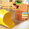 Silla con Respaldo para Niños Silla de Estudio Taburete Pequeño Asiento Engrosado Sofá para Bebé Silla de Comedor Banco Antideslizante Taburete de Baño para Bebés y Niños Pequeños