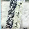 Nuevo Pasador de Pelo de Malla con Lazo de Letra Inglesa para Recogido de Niña Dulce en la Parte Trasera de la Cabeza Pinza de Tiburón Pasador de Pelo de 8 cm
