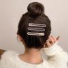 Pinza de pico de pato sin costuras pinza lateral otoño e invierno horquilla pinza de una palabra adorno para la cabeza artefacto para cabello suelto lado flequillo horquilla femenina