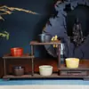 Taza de té pequeña de boca recta de cinco colores taza taza cuenco de té taza de maestro fábrica al por mayor generación Yixing arena púrpura taza de té pequeña