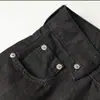 Jeans de Pierna Ancha para Hombre con Estilo Hip-Hop, Diseño de Cruz de Moda, Bordado de Pedrería, Detalles de Bolsillos y Corte Holgado