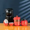 Juego de Té de Viaje, Portátil y Rápido, Juego de Té para Coche y Exteriores, Souvenir de Negocios, Juego Portátil de Té para Negocios