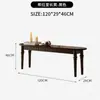 Juego de Mesa y Sillas de Comedor Rectangular Retro de Madera Maciza Estilo Francés y Americano para Apartamentos Pequeños, Mesa de Comedor Rectangular Estilo Antiguo para el Hogar