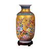 Jarrón de cerámica Jingdezhen, jarrón grande de suelo chino, arreglo floral, decoración moderna para sala de estar de hotel, decoración de mueble de TV