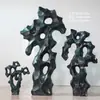 Pedra Ornamental para Decoração de Villa, Pedra Estilo Chinês de Fibra de Vidro, Pedra Taihu para Paisagismo de Pátio, Gruta de Jardim, Cena Pastoral