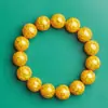 Cristal de Mineral Crudo de Rejalgar Cinabrio Arena Dorada Púrpura Pulsera Amarilla Femenina Pulsera de Arena de Rejalgar productos genuinos Protección Natural