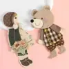 Broche de Oso de Peluche 3D Estilo Bosque Chica Fresca Dibujo Animado Accesorio Ropa Hogar Tela DIY
