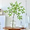 Flores, Decoraciones de Flores Artificiales, Plantas Verdes Biónicas, Plantas Falsas, Plantas en Maceta, Decoraciones para Mesa de Comedor de Sala de Estar Interior, Decoraciones Florales