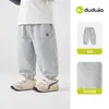 Calça de Outono Infantil do Dudu: Calças Esportivas para Meninos, Calças Longas para Meninas, Roupas Novas para Bebês, Vestuário Infantil