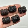 Contas de barril de flor de ameixa esculpidas em madeira de ágar contas soltas faça você mesmo texto jogar contas de Buda acessórios de joias corrente de celular pulseira pingente bolsa pendurada