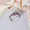Novo Grampo de Cabelo Grande Fofo Cabeça de Gato KT de Resina Translúcida Estilo Menina Gelatina Acrílica Para Franja Lateral