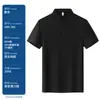 Botão de Pressão de Marca Combinando Gola Grupo Uniforme Camisa Publicitária Roupa de Trabalho Polo Personalizado Bordado Personalizado Logo Impresso