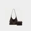 Nueva Bolsa de Hombro Individual Grande Estilo Primavera Bosque de Jade Tinta para Mujer, con un Estilo Perezoso y Relajado, Bolsa Tote