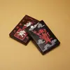 Madera Rayada por el Rayo con Arena Roja tipo Jade, Micro-Adornos Morados, Colgante de Doble Cara para la Paz y la Protección, Madera de Azufaifo Rayada por el Rayo Herramienta Ritual Taoísta al por Mayor