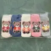 Meias de comércio exterior novas meias fofas de desenho animado meias femininas casuais coreanas meias de giz de cera pequenas novas meias rasas vendas diretas