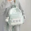 2026 Nuevo Mochila Pequeña para Mujer Estilo Ins Linda para Salir, Salidas de Primavera y Viajes, Mochila Ligera de Doble Hombro