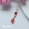 Cadena Semiacabada con Borla de Perla Accesorios Hechos a Mano de Gota de Agua Pendientes Abanico Tocado Colgante de Perlas Accesorios de Bricolaje
