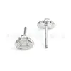Aretes de Hueso de Oreja con Rosca Externa de 0.8 mm, Clavos para Labios, Araña de Titanio F136, Joyería de Piercing de Aleación de Titanio G23