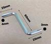 Llave Hexagonal de Cabeza Plana de Doble Propósito Endurecida Tipo Z, Endurecida y Galvanizada, 5 mm, Venta al por Mayor de Fábrica