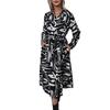 Vestido de mujer de manga larga con solapa y cuello halter, estilo europeo y americano, otoño 2023, comercio exterior, estación independiente de Amazon