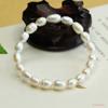 Pulsera de Perlas de Agua Dulce Natural Ai Yu Perlas en Forma de Arroz Pulido Alto para Mujer Venta al por Mayor Dropshipping S3050902