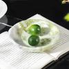 Plato Moderno Minimalista Estilo Chino Nuevo de Jade para Dim Sum, Frutas, Frutos Secos, Modelo de Habitación, Oficina de Ventas de Hotel, Decoraciones Suaves, Adornos