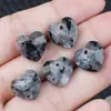 Colgante Corazón Facetado de Ágata de Cristal y Jade de 13 mm Material para Joyería DIY de Collares, Pulseras, Pendientes Accesorios Venta al por Mayor