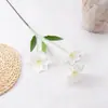 Flores de Seda Tulipa Morandi Suaves de 3 Cabeças para Vaso de Casa, Arranjos Florais, Decoração de Teto de Casamento, Hastes Longas de Flores Artificiais
