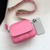 Bolso pequeño y redondo para mujer, estilo coreano, combinable con todo, para teléfono móvil, bandolera de hombro, primavera 2024