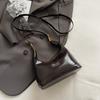 Bolso Pequeño de Cuero con Aceite y Cera Vintage para Mujer 2026 Nuevo Bolso Cruzado Otoño/Invierno con Acabado de Alta Gama, Bolso de Mano para Viajes, Exquisito Bolso Dumpling