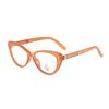 TR8207 exportación TR ojo de gato artefacto de maquillaje luz azul anti-gafas pequeñas que muestran la cara se pueden equiparar con graduación montura grande gafas personalizadas